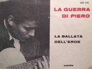 FABRIZIO DE ANDRE' - LA GUERRA DI PIERO - KARIM -  SOLO COPERTINA / NO DISCO 
