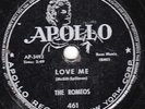 78-DOO-WOP-ROMEOS-LOVE ME/I BEG YOU PLEASE on APOLLO-RARE -