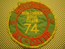 ORIGINAL NORTHERN SOUL PATCH-WHITCHURCH ALL-DAYER N.S CLUB 74-VG+ CONDITION