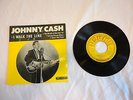 Sun Records Johnny Cash EP-113 45 Record I Walk the Line Folsom Prison Blues