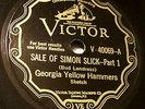 Georgia Yellow Hammers-Scroll Victor V-40069 Sale of Simon Slick-Atlanta 1928