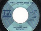 THIRTEENTH FLOOR ELEVATORS - You're Gonna Miss Me - Blue Label Orig 45 - 13th