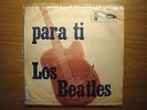 BEATLES Para Ti  RARE URUGUAY LP DIFFERENT COVER  UNIQUE Red Guitar PROMO