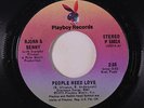 BJORN & BENNY: People Need Love / Merry-go-round 45 rare Rock & Pop