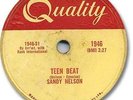 Super Rare 1959 SANDY NELSON Rock'n Roll 78 RPM Record. Teen Beat/Big Jump