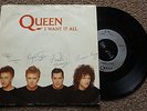 Queen - I Want It All 1989 UK 45 PARLOPHONE SIGNED/AUTOGRAPHED