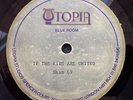 ACETATE - SHAM 69 - IF THE KIDS ARE UNITED -  UTOPIA STUDIOS PUNK