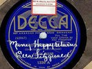 ELLA FITZGERALD & CHICK WEBB AUTOGRAPHS ON CHICK WEBB ORCHESTRA DECCA 1220