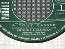 45T juke box Johnny Hallyday mention promo a tout casser