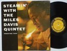 MILES DAVIS QUINTET Steamin With PRESTIGE 7200 DG MONO NJ JAZZ LP