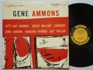 GENE AMMONS Jam Session PRESTIGE 7039 DG MONO W 50th ST NYC JAZZ LP VG++