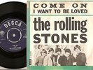 THE ROLLING STONES COME ON & I WANT TO BE LOVED DANISH PS+45 1963 R&B MOD BEAT