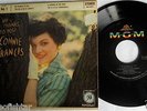 CONNIE FRANCIS My Thanks To You RARE 1959 STEREO MGM EP 45 & PICTURE SLEEVE NM