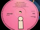 FREE Fire and Water 1970 UK ISLAND 1st PRESS, MATT MacNEILL COVER, 1970 INNER