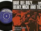 DAVE DEE DOZY BEAKY MICK TICH SNAKE IN THE GRASS NORWAY 45+PS 1969 MOD FREAKBEAT