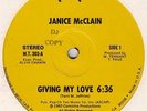 JANICE McCLAIN - GIVING MY LOVE Rare 1983 Orig Killer Boogie PROMO (LISTEN)