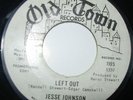 northern soul JESSE JOHNSON LEFT OUT OLD TOWN DEMO USA ORIGINAL 45