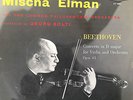 DECCA LXT 5068 GOLD: BEETHOVEN:VIOLIN CONCERTO:MISCHA ELMAN:RARE