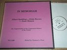 Thomas Clear IN MEMORIAM Albert Spalding-Eddy Brown-Juan Manen TLC-2586