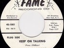Northern Soul - James Barnet - Keep on talking -  ORIGINAL US Fame - white demo