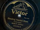 JAMES P. JOHNSON - BLEEDING HEARTED BLUES - VICTOR 78 RPM