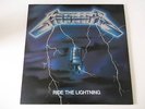UK LP Metallica Ride The Lightning + Leaflet MFN Label