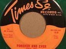 Doo Wop 45 FRANKIE & THE C-NOTES Forever and Ever GREEN WAX on TIMES SQUARE HEAR