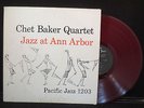 Chet Baker Quartet - Jazz at Ann Arbor on Pacific Jazz 1203, Red Vinyl mono