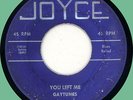 GAYTUNES You Left Me / I Love You 45rpm Joyce 1956 original doo-wop