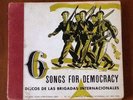 6 Songs for Democracy Ernst Busch Keynote set 101 78 rpm Spanish Civil War