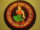 ORIGINAL NORTHERN SOUL PATCH-WIGAN CASINO PUT YOUR FEET WHERE YOUR SOUL- EX CON