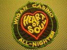 ORIGINAL NORTHERN SOUL PATCH- WIGAN CASINO HEART OF SOUL ALL-NIGHTER -NR EX CON