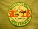 ORIGINAL NORTHERN SOUL PATCH-WIGAN CASINO 1ST ANNIVERSARY- EX CON