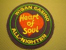 ORIGINAL NORTHERN SOUL PATCH-WIGAN CASINO HEART OF SOUL ALL NIGHTER-EX CONDITION