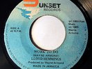 LLOYD HEMMINGS Work To Do 45 RPM REGGAE Wayne Armond 1985 DANCEHALL