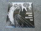 AGAINST ALL AUTHORITY-DESTROY WHAT DESTROYS YOU-LP-VINYL-US-1ST PRESS-FAR OUT-NM
