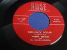 NORMA BEASLER Greenback Dollar ROSE 107 Orig '57 Texas Rockabilly Country Bop 45