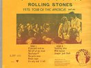 ROLLING STONES-LP- WHO WENT TO CHURCH THIS SUNDAY?-1975 TOUR- RAAR 