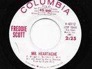 Northern Soul 45 FREDDIE SCOTT Mr. Heartache/One Heartache Too Many HEAR WLP