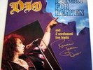 DIO Hungry for Heaven, VINYL Rainbow Black Sabbath Ronnie James Autograph SIGNED