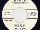 AD LIBS, Northern Soul, Think of Me, VG+, Karen 45-1527