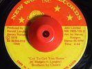 Rare Milwaukee 70s Soul Funk 45 BROTHERS BY CHOICE Get Up And Dance on New World