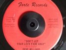 KC Crossover Soul 45 GENE WILLIAMS Don't Let Your Love Fade Away on Forte VG++