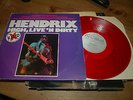 5689 Jimi Hendrix High Live & Dirty Red Vinyl Ex Con