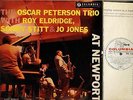 OSCAR PETERSON TRIO/ROY ELDRIDGE/SONNY STITT at newport 33CX 10109 LP PS EX/VG+