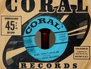Rockabilly 45-5 Chavis Brothers-Baby Don't Leave Me-Coral-PROMO-NICE