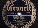 HEAR pre war jazz 78 KING OLIVER Froggie Moore GENNETT 5135