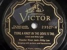 HEAR pre war country 78 POWDER RIVER JACK KITTY LEE Devils Tail VICTOR 23527