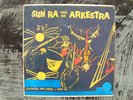 SUN RA and ARKESTRA saturn records SUPER-SONIC SOUNDS hand decorated album cover