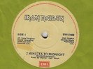 IRON MAIDEN-2 Minutes To Midnight/Rainbow's Gold RARE Irish Pressing 7